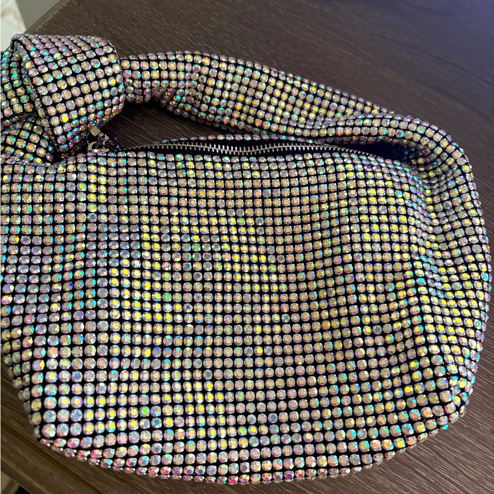 Elegant Multicolor crystal Women's small Bag